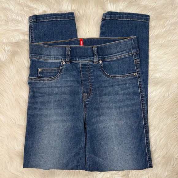 SPANX Denim - SPANX Petite Women Jeans Size S Blue Denim Stretch Slim Fit Skinny Legging Pants